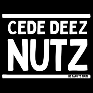 CEDE DEEZ NUTZ - He Tapu Te Tiriti Collection Design