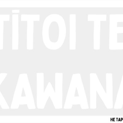 titoi te kawana transparent background white text Thumbnail